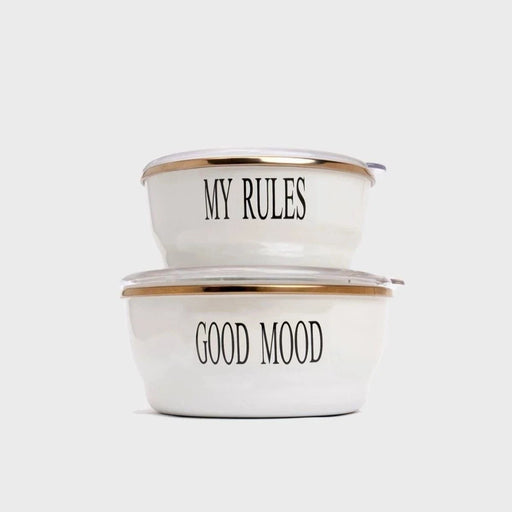 Miss Motto Serisi 2'li Emaye Saklama Kabı 14-16 Cm Bonvagon