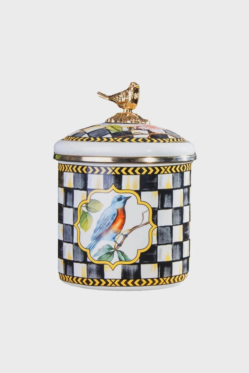 Miss Paradise Emaye Orta Boy Kavanoz 12 Cm Bonvagon