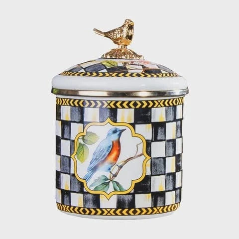 Miss Paradise Emaye Orta Boy Kavanoz 12 Cm Bonvagon