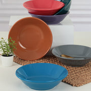 Mixed Hitit Yemek Tabağı 18cm 6 Adet Bonvagon