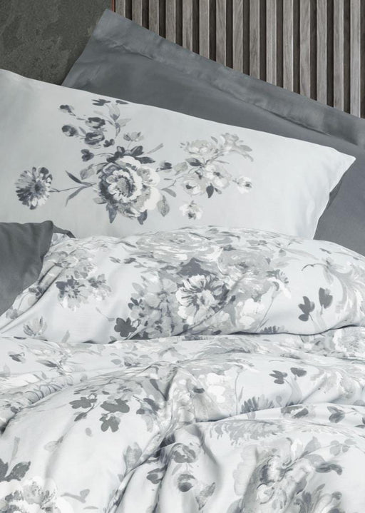 Moale Gri Saten Nevresim Takımı çift Kişilik Bonvagon