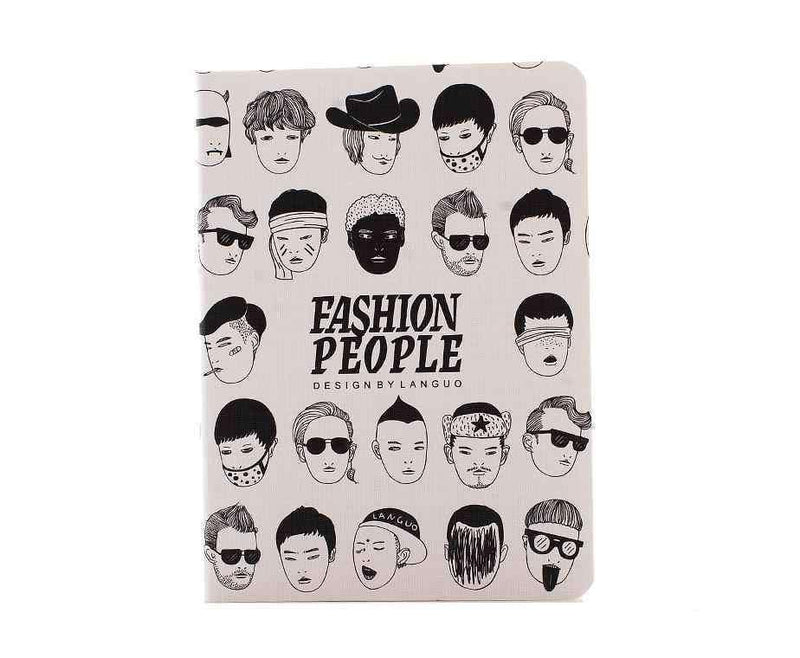 Moda İnsanlar Beyaz Defter 105x142mm Bonvagon