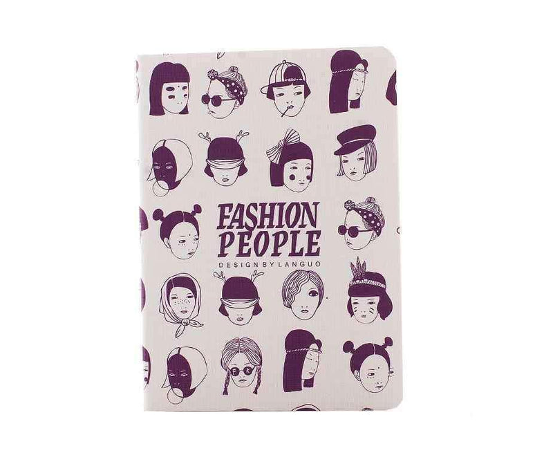 Moda İnsanlar Mor Defter 105x142mm Bonvagon