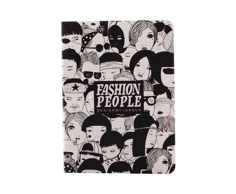 Moda İnsanlar Siyah Defter 105x142mm Bonvagon