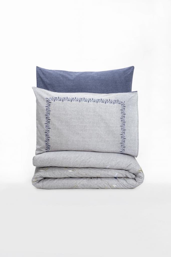 Modeline Ranforce Nevresim Takımı Çift Kişilik Nitsa Lacivert Bonvagon