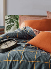 Modern Çift Kişilik Nevresim Takımı Stark Tarçın Bonvagon