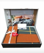 Modern Çift Kişilik Nevresim Takımı Stark Tarçın Bonvagon