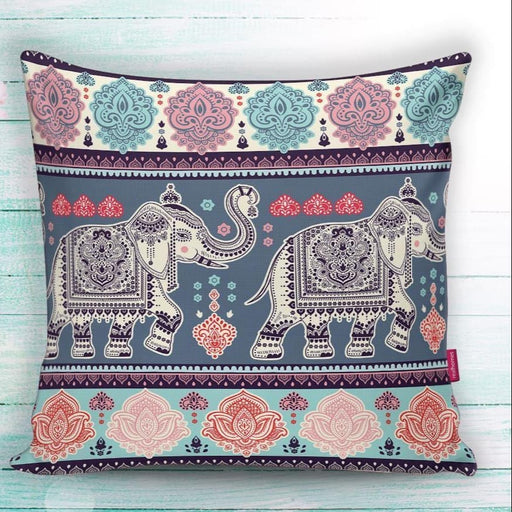 Modern Fil Desen Dijital Baskılı Modern Yastık Kırlent Kılıfı 43x43cm