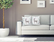 Modern Geyik Temalı Dijital Baskılı Yastık Kırlent Kılıfı 43x43cm Bonvagon