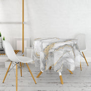 Modern Mermer Desenli Dijital Baskılı Leke Tutmaz Masa Örtüsü Bonvagon
