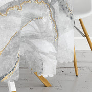 Modern Mermer Desenli Dijital Baskılı Leke Tutmaz Masa Örtüsü Bonvagon