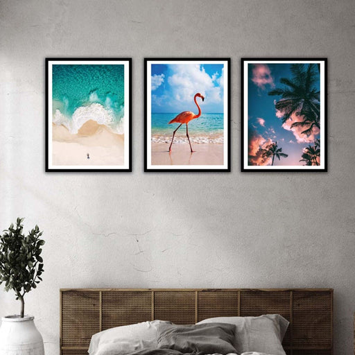 Modern Tarzda Siyah Çerçeve Görünümlü Tablo Bonvagon