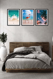 Modern Tarzda Siyah Çerçeve Görünümlü Tablo Bonvagon