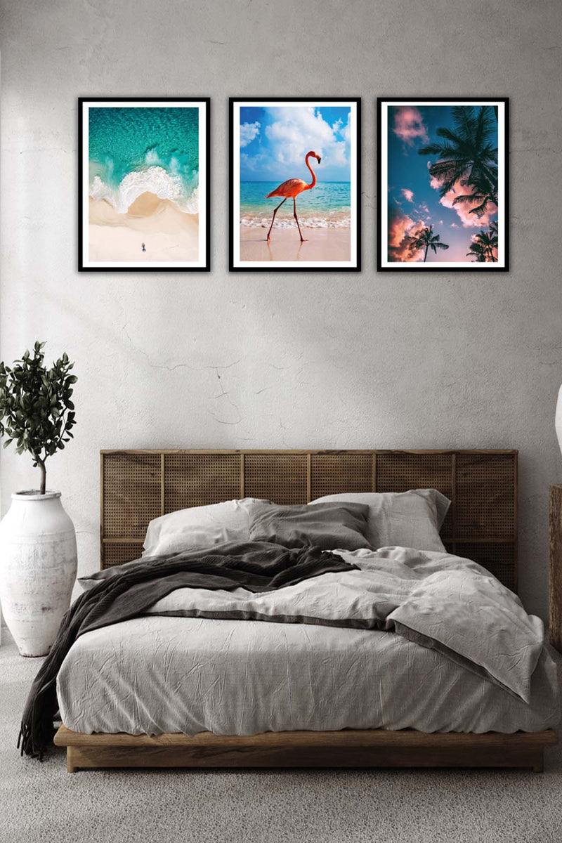 Modern Tarzda Siyah Çerçeve Görünümlü Tablo Bonvagon