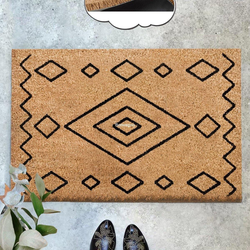 Moncla Doğal Koko Hindistan Cevizi Kapı Önü Paspas 60x40cm Bonvagon