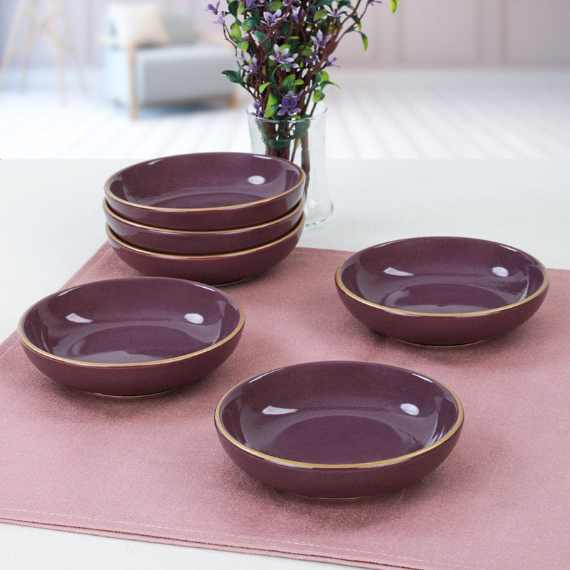 Mor Halka Çerezlik/Sosluk 13cm 6 Adet