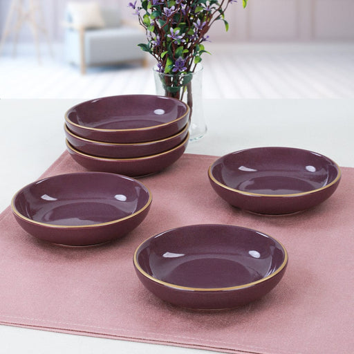 Mor Halka Çerezlik/Sosluk 13cm 6 Adet