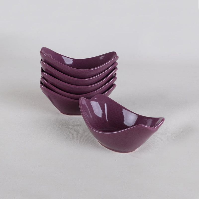 Mor Sera Çerezlik/Sosluk 16cm 6 Adet Bonvagon