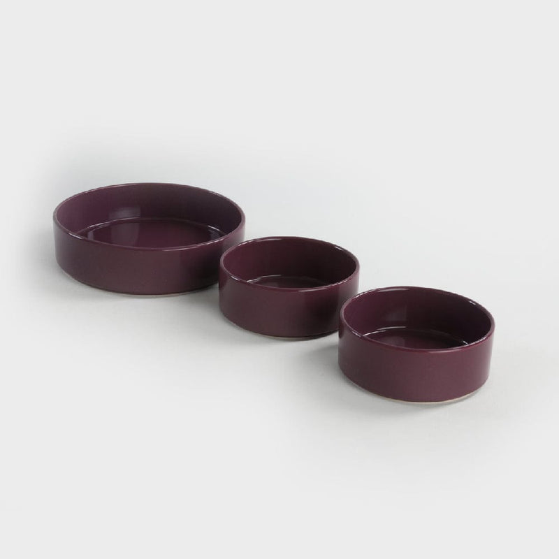 Mor Stackable Salata/Çerez Seti 3 Parça