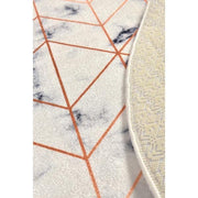 Morea Dijital Baskılı 100cm Banyo Halısı, Kaymaz Taban, Yıkanabilir Bonvagon