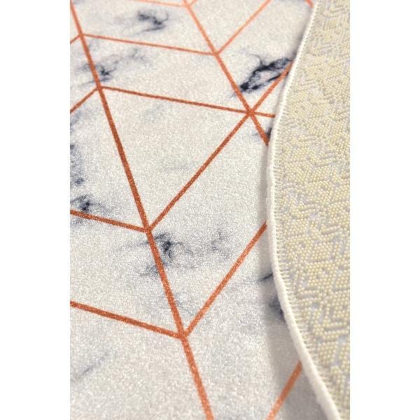 Morea Dijital Baskılı 100cm Banyo Halısı, Kaymaz Taban, Yıkanabilir Bonvagon