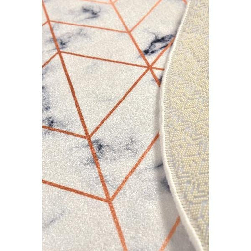 Morea Dijital Baskılı 100cm Banyo Halısı, Kaymaz Taban, Yıkanabilir Bonvagon