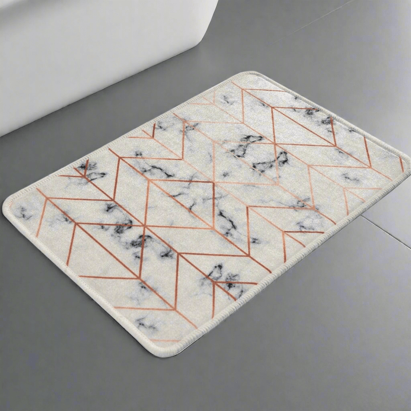 Morea Dijital Baskılı 40x60cm Banyo Paspas ve Halısı, Kaymaz Taban, Yıkanabilir Bonvagon