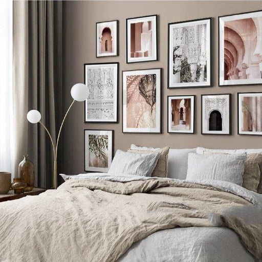 Morroccan Love 10 Parça Çerçeve Görünümlü Ahşap Tablo Seti Bonvagon