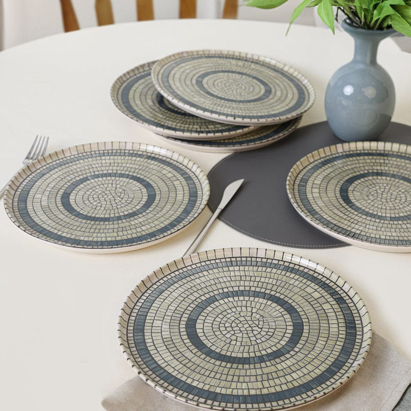 Mosaic Marvels Servis Tabağı 28 cm 6 Adet Bonvagon