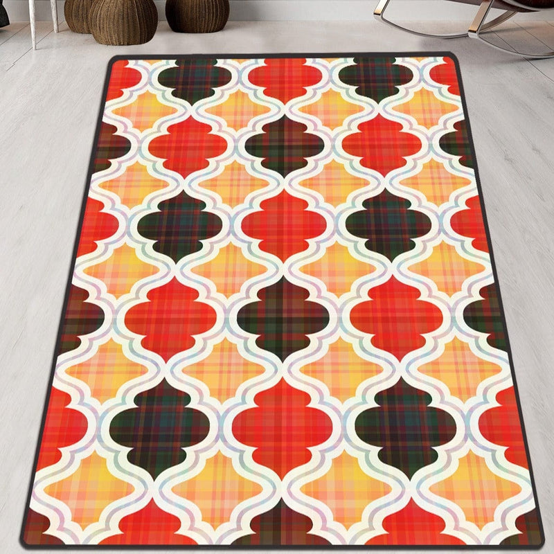 Motivo Dijital Baskılı Halı, Kaymaz Taban, Yıkanabilir Bonvagon