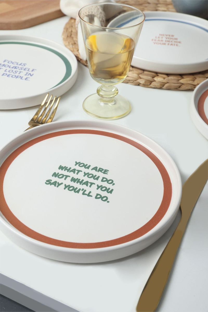 Motto 21 Cm Stackable Pasta Tabağı Seti 4 Adet