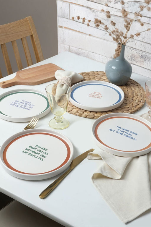 Motto 21 Cm Stackable Pasta Tabağı Seti 4 Adet Bonvagon