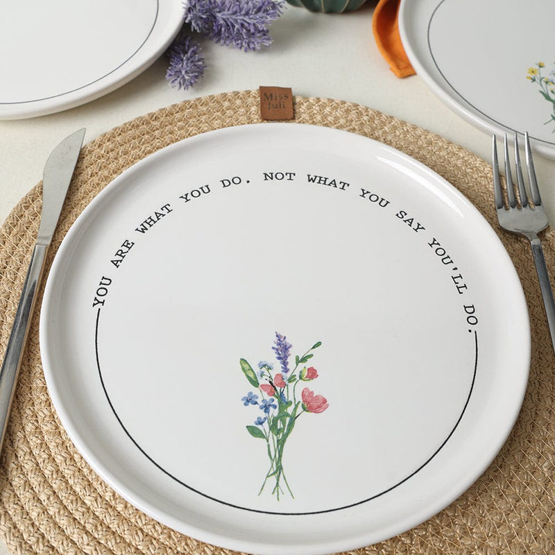 Motto Bloom Nordıc Pasta Tabağı 22 cm 4 Adet Bonvagon