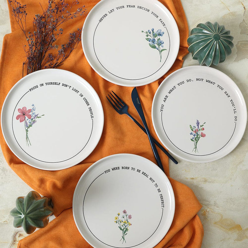 Motto Bloom Nordıc Pasta Tabağı 22 cm 4 Adet Bonvagon