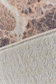 Mozaik Dijital Baskılı 2li Set Banyo Halısı, Kaymaz Taban, Yıkanabilir Bonvagon