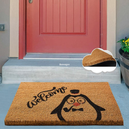 Mr Penguin Doğal Koko Hindistan Cevizi Kapı Önü Paspas 60x40cm
