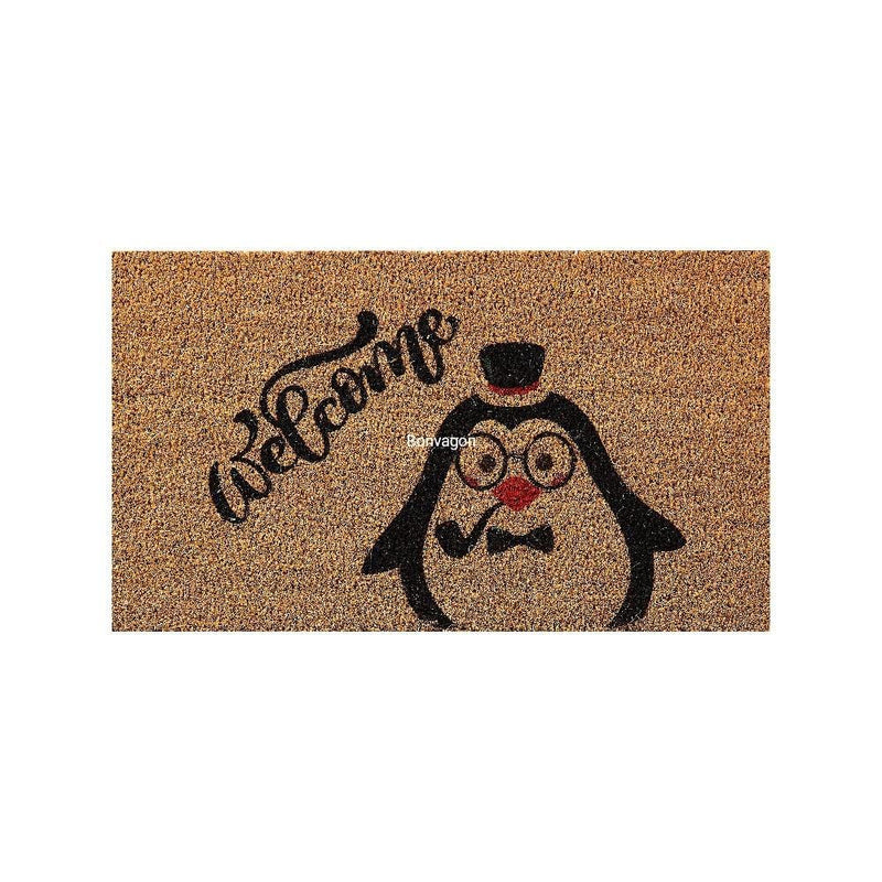 Mr Penguin Doğal Koko Hindistan Cevizi Kapı Önü Paspas 60x40cm
