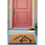 Mr Penguin Doğal Koko Hindistan Cevizi Kapı Önü Paspas 60x40cm Bonvagon