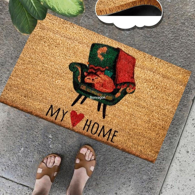 My Home Poltrona Doğal Koko Hindistan Cevizi Kapı Önü Paspas 60x40cm Bonvagon