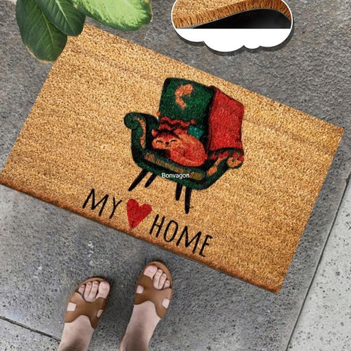 My Home Poltrona Doğal Koko Hindistan Cevizi Kapı Önü Paspas 60x40cm Bonvagon