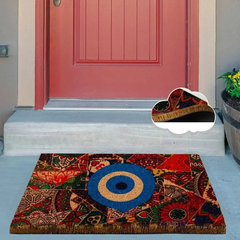Nazar Doğal Koko Hindistan Cevizi Kapı Önü Paspas 60x40cm