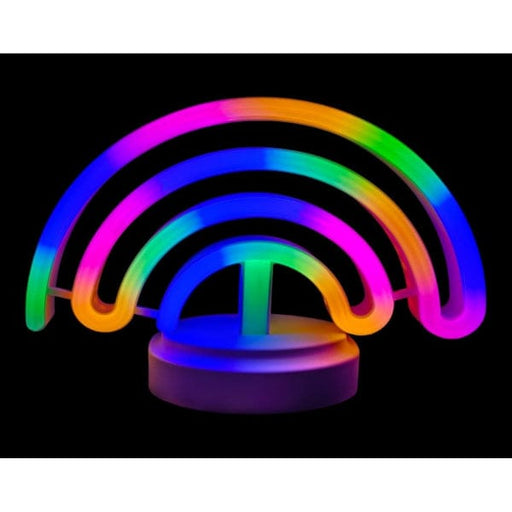 Neon Işıklı Gökkuşağı Masa Gece Lambası Bonvagon