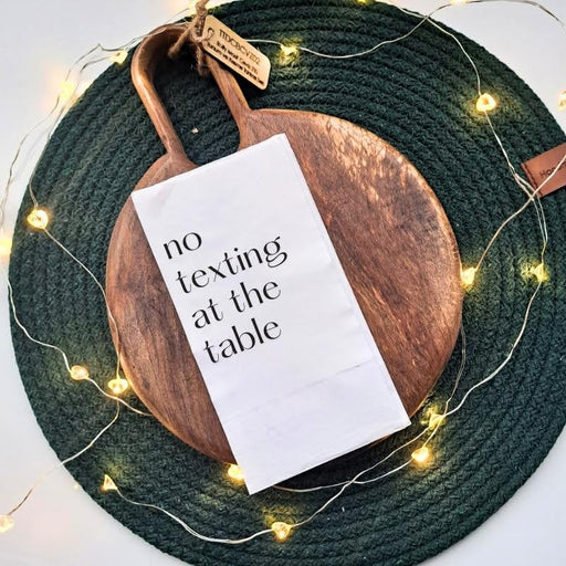No Texting At The Table Yazılı Mottolu Peçete Bonvagon