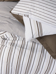 Nobil Nevresim Takımı Çift Kişilik Swell Kahve Bonvagon