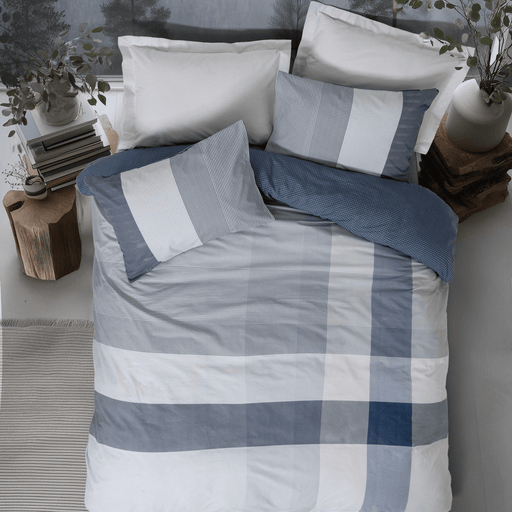 Nordek Nevresim Takımı Çift Kişilik Liva Gri 57 Tel Ranforce Kumaş Bonvagon