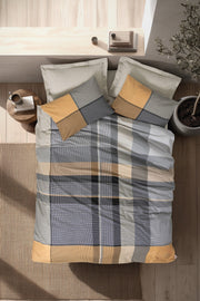 Nordek Nevresim Takımı Çift Kişilik Torvi Bej 57 Tel Ranforce Kumaş Bonvagon