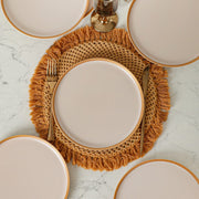 Nordic Gold Mat Krem Pasta Tabağı 22cm 6 Adet