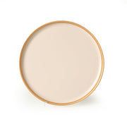 Nordic Gold Mat Krem Pasta Tabağı 22cm 6 Adet - 950 Bonvagon