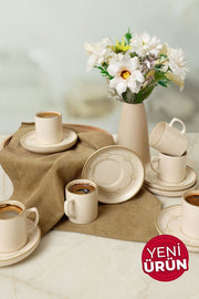 Nordic Kahve Takımı 12 Parça, 6 Kişilik Bonvagon