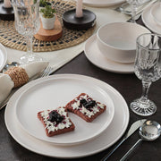 Nordic Mat Beyaz Yemek Takımı 18 Parça 6 Kişilik 022 Bonvagon